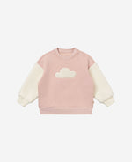 Fleece Drop Shoulder Sweatshirt - Dusty Rose