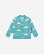 Knit Cardigan - Dreamy Blue Cloud