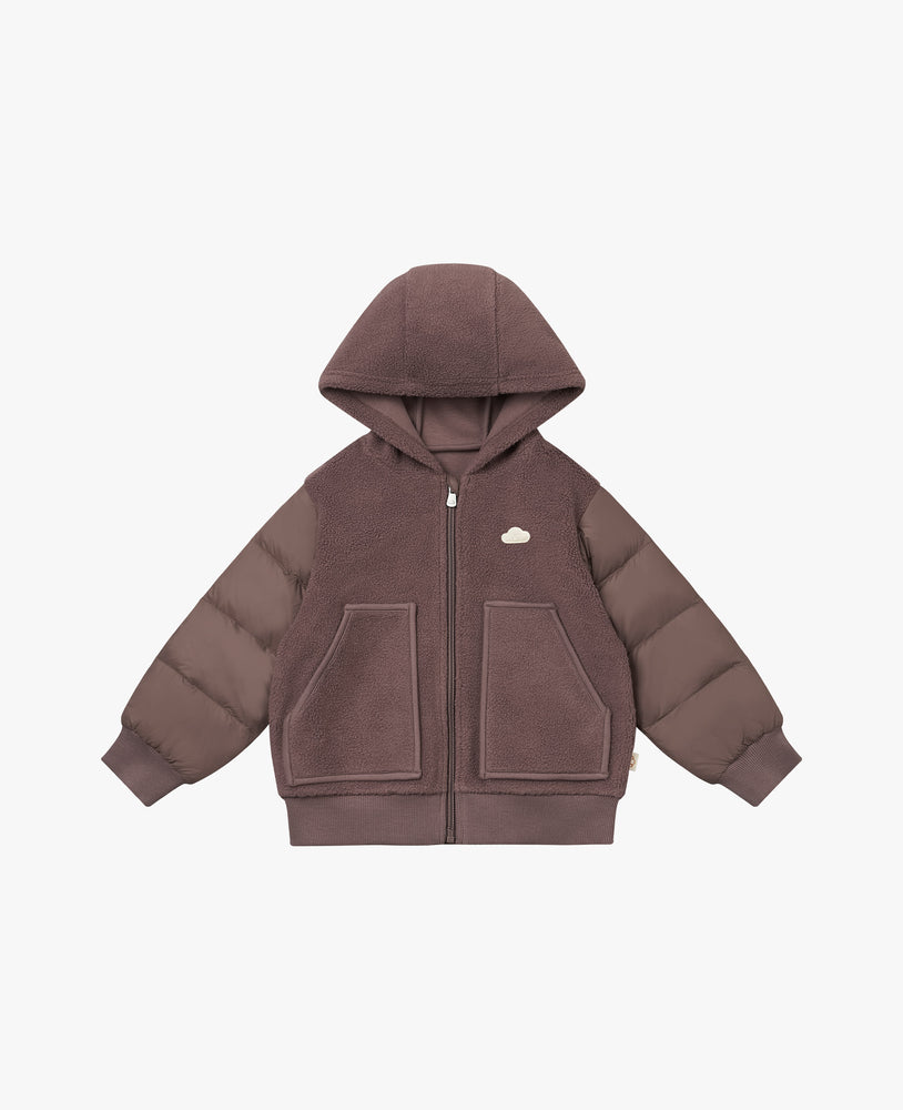 Down Fleece Jacket - Walnut