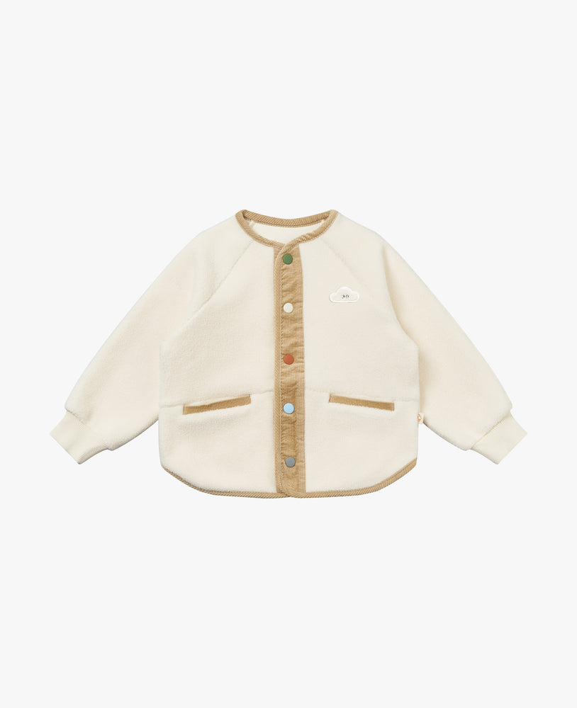 Corduroy Fleece Jacket - Cloud