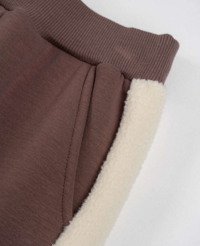 Fleece Jogger - Walnut