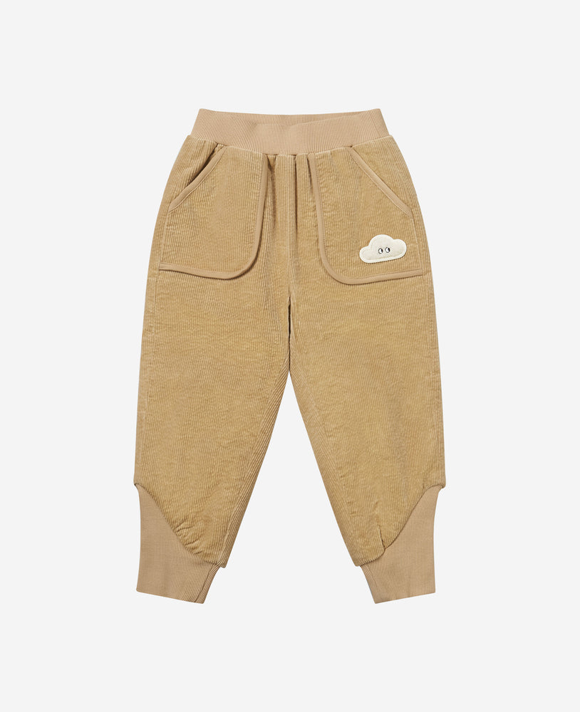 Quilted Corduroy Pants - Dune