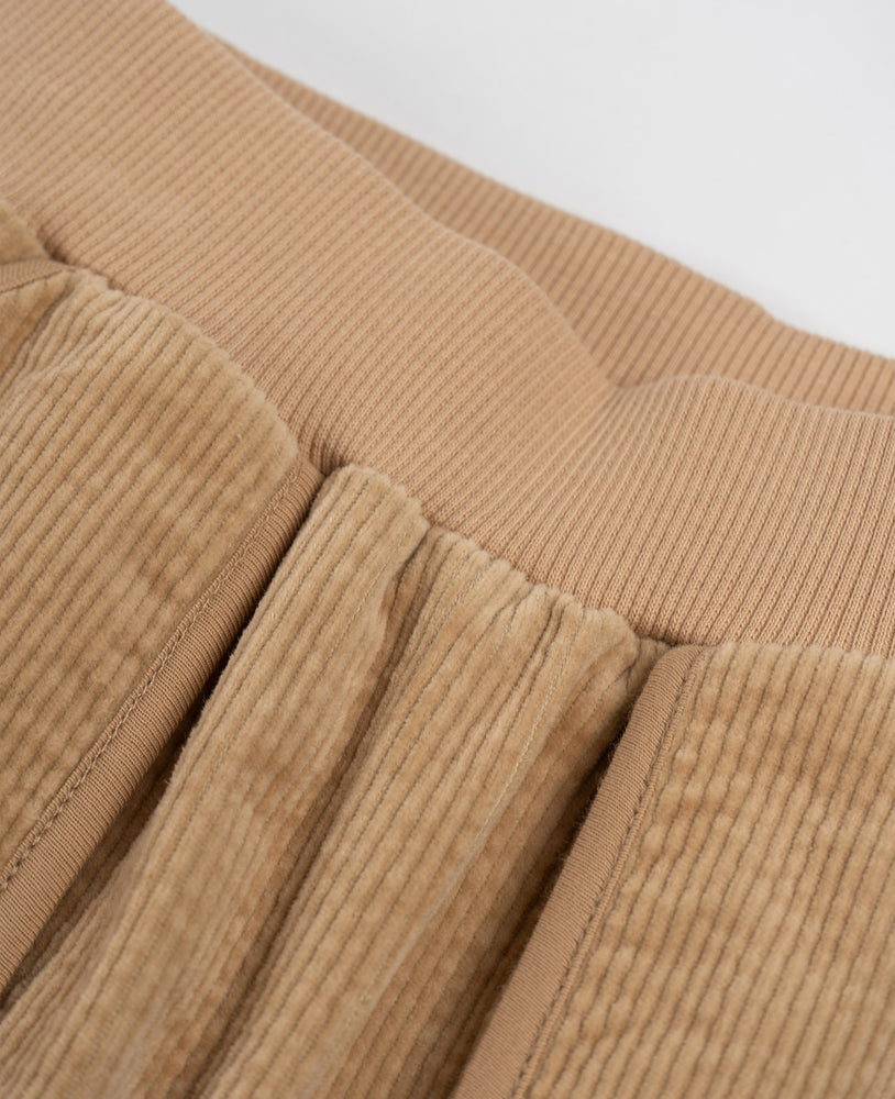 Quilted Corduroy Pants - Dune