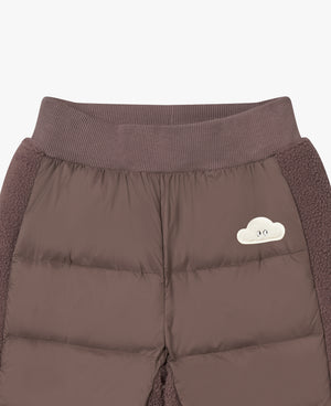 Down Fleece Pants - Walnut