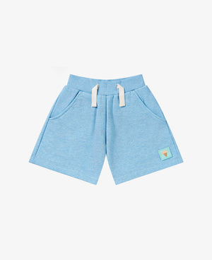 French Terry Shorts - Dusk Blue